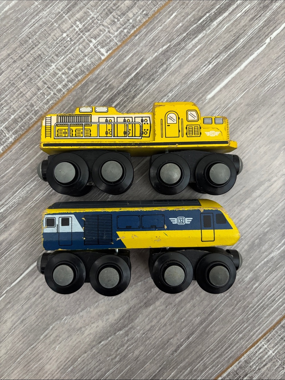 Maxim Wooden Train Set - Yellow - Picture 8 of 8